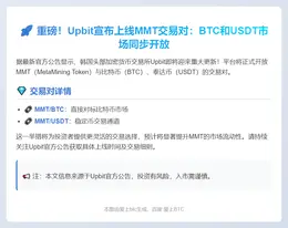 Upbit上线MMT交易对