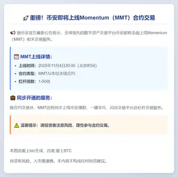 币安上线MMT合约