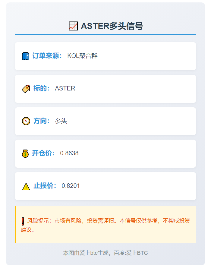 ASTER多头信号