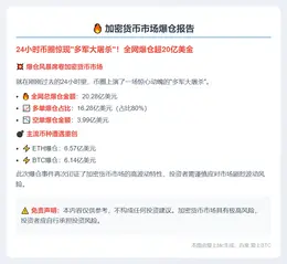 24小时全网爆仓20.28亿 多单为主