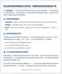 中期选举民主党胜 特朗普拉响警报