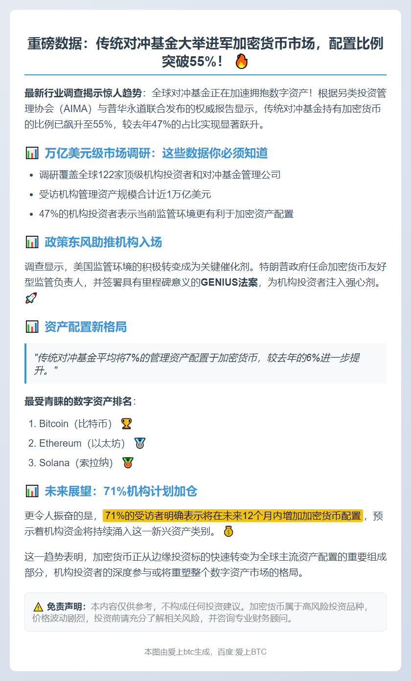过半对冲基金持有加密货币