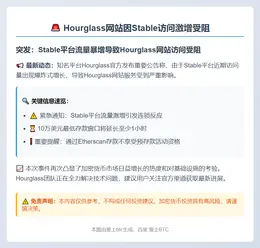 Hourglass网站因Stable访问激增受阻