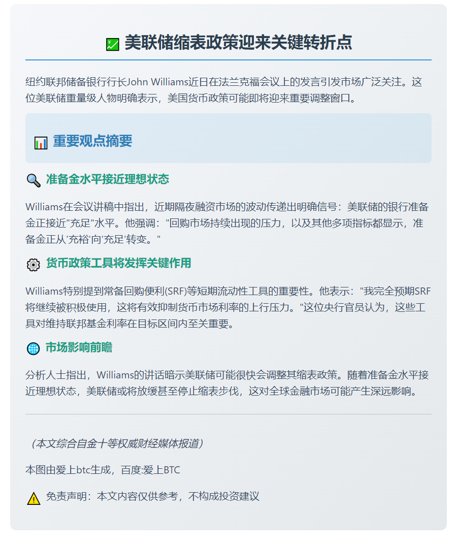 美联储停缩表因市场信号