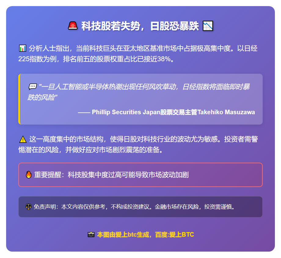 科技股若失势，日股恐暴跌