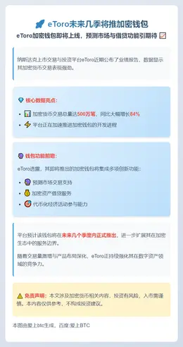 eToro未来几季将推加密钱包