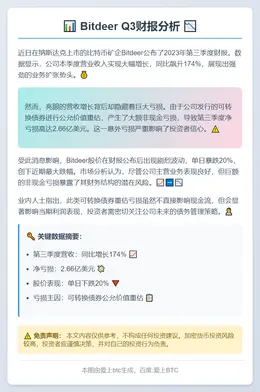 Bitdeer三季度亏损2.66亿 股价跌20%