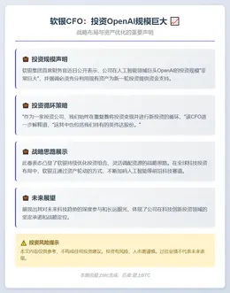 软银CFO：投资OpenAI规模巨大