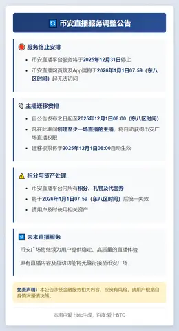 币安直播停服，广场直播继续