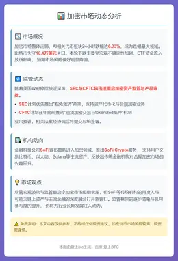 AI板块领跌超6%，美拟重启加密监管