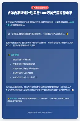 吉拟推5000万美元国家稳定币
