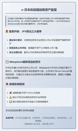日本拟加强加密资产监管