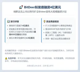 BitDeer拟发债融资4亿美元