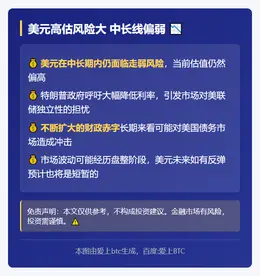 美元高估风险大中长线偏弱