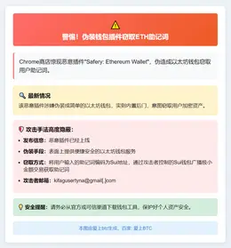 伪装钱包插件窃取ETH助记词