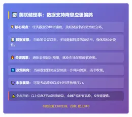 美联储理事：数据支持降息应更偏鸽