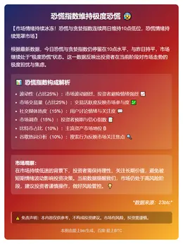 恐慌指数维持极度恐慌