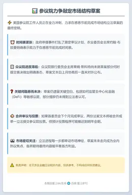 参议院力争12月前敲定市场结构草案