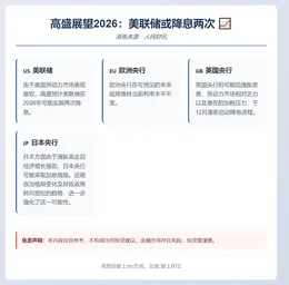 高盛展望2026：美联储或降息两次