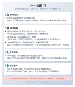 23btc晚报 | 11月19日重要动态速览