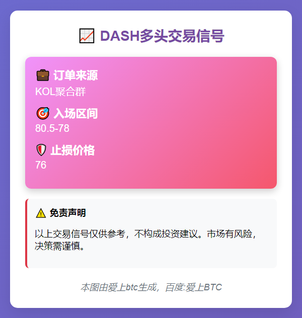 2025-11-19 23:07:43 DASH多头信号