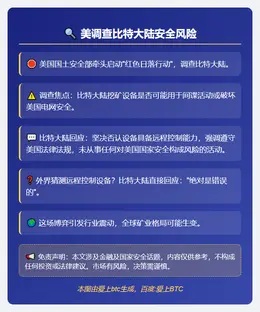 美调查比特大陆安全风险