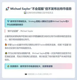 Michael Saylor“不会屈服”但不发布比特币信息