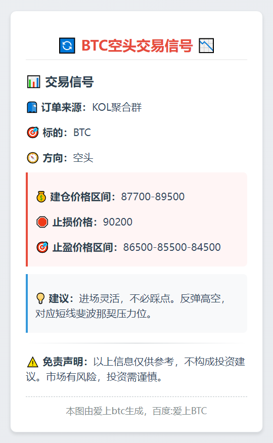 2025-11-24 10:33:10 BTC空头交易