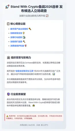Stand With Crypto备战2026选举 发布候选