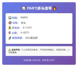 2025-11-24 22:44:31 PARTI多头信号