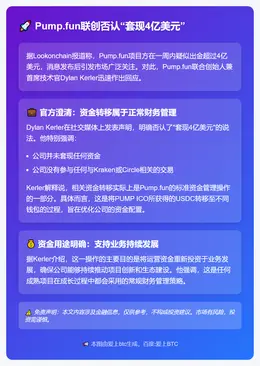 Pump.fun联创否认“套现4亿美元”