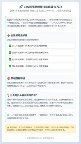 BTC看涨期权押注年底破10万刀