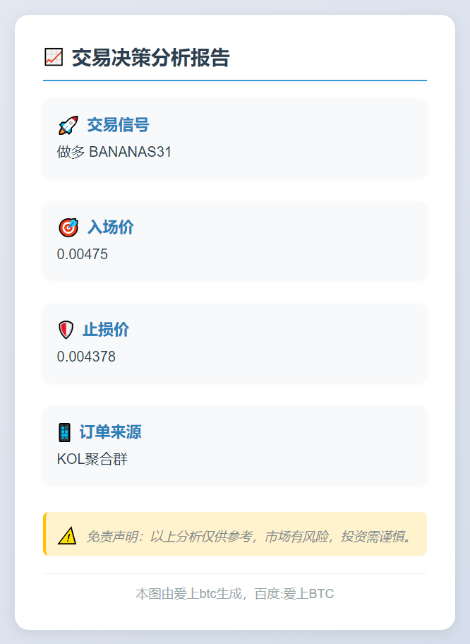 做多 BANANAS31