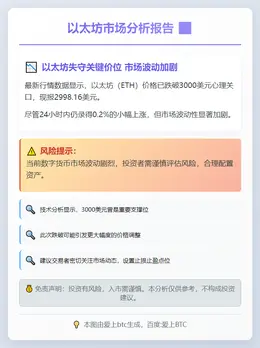 以太坊失守3000美元
