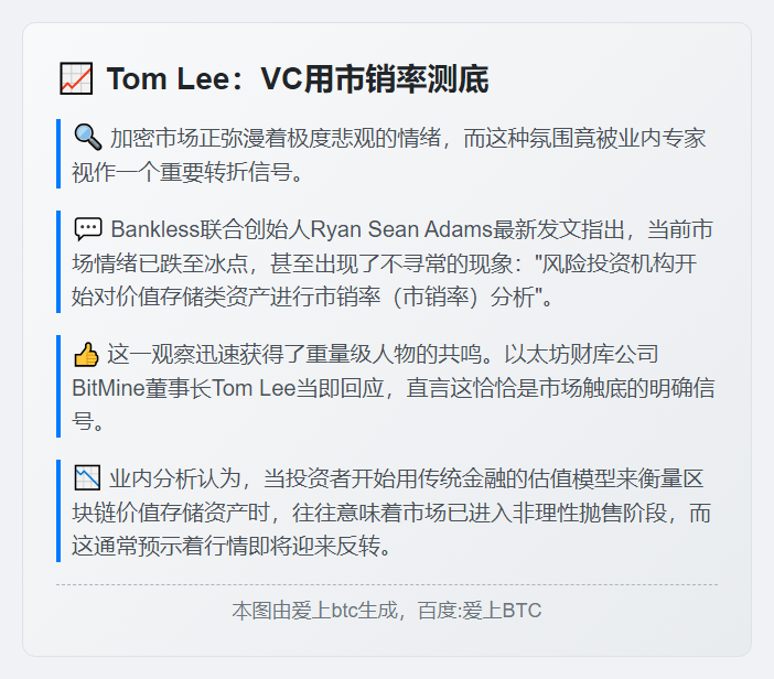 Tom Lee：VC用市销率测底