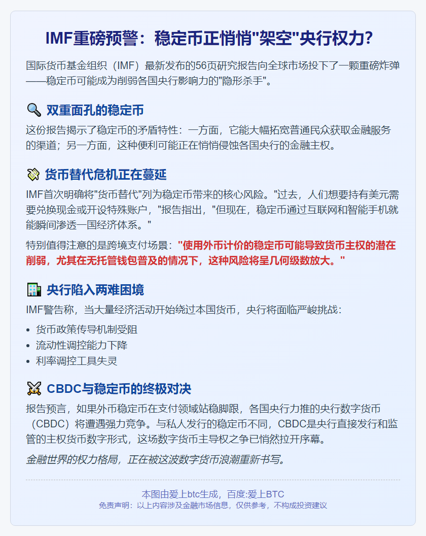 稳定币威胁央行货币主权