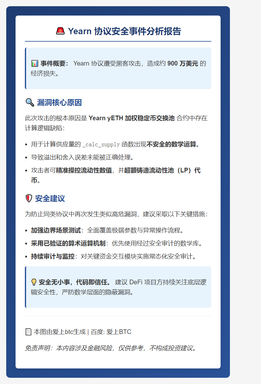 yETH池漏洞致Yearn损失
