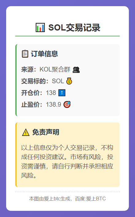 SOL交易记录