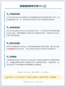 策略剔除概率升至72%