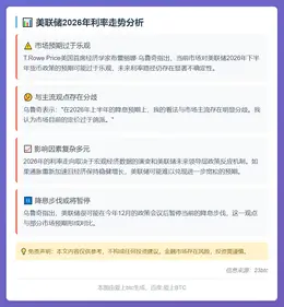 2026年美联储利率走势难测