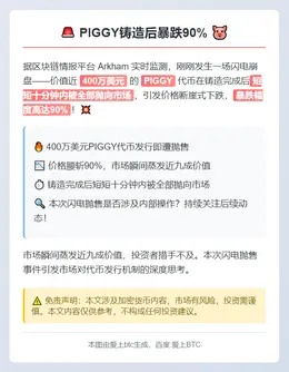 PIGGY铸造后暴跌90%，400万美元蒸发