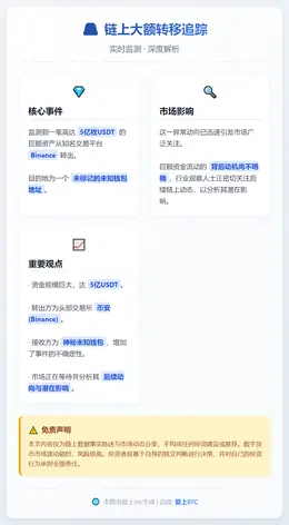 5亿USDT转出币安至未知钱包