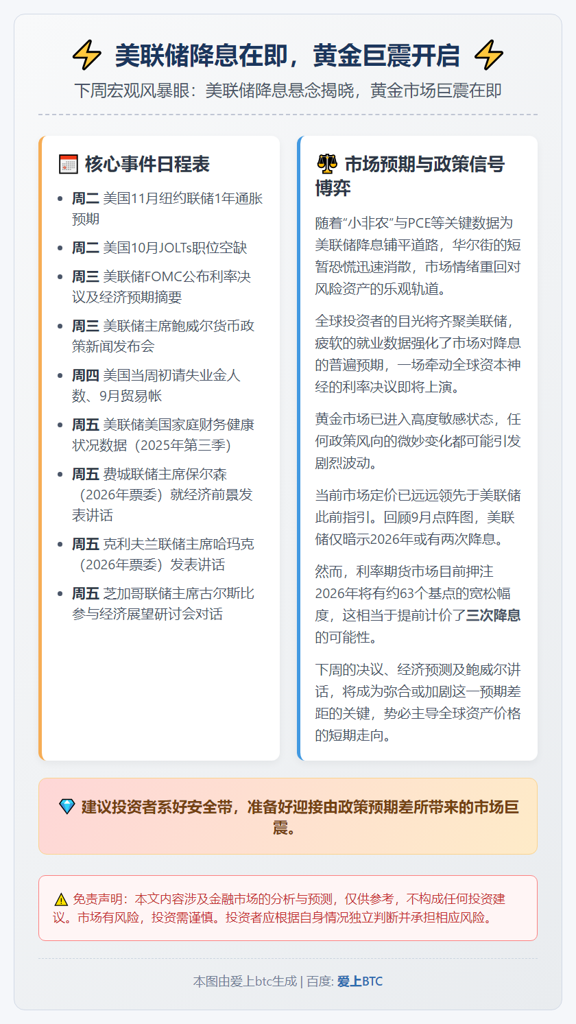 美联储降息在即，黄金巨震开启