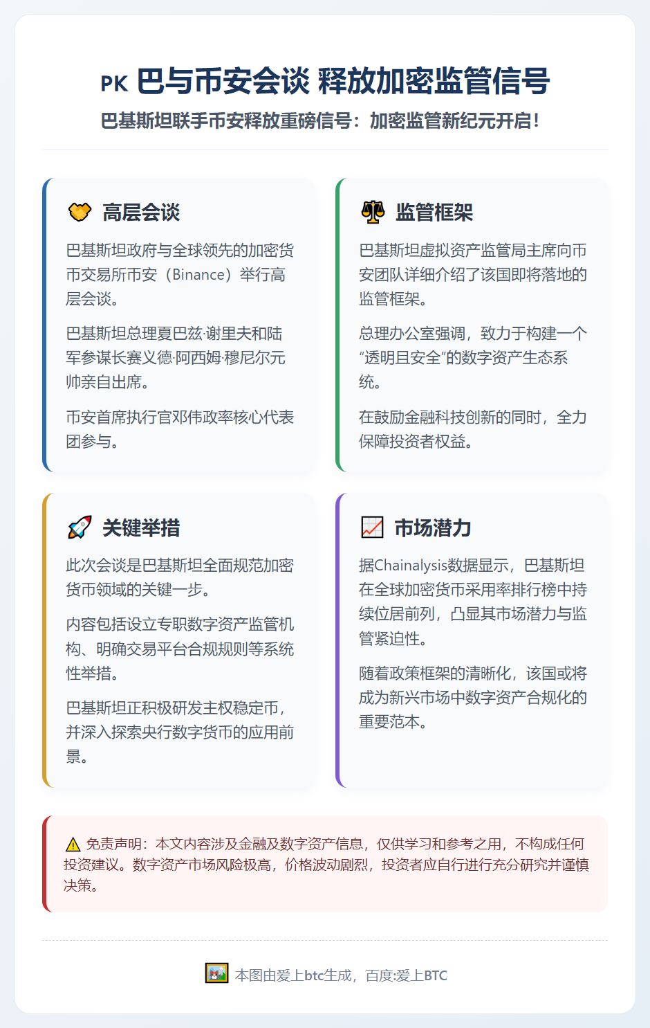 巴与币安会谈 释放加密监管信号