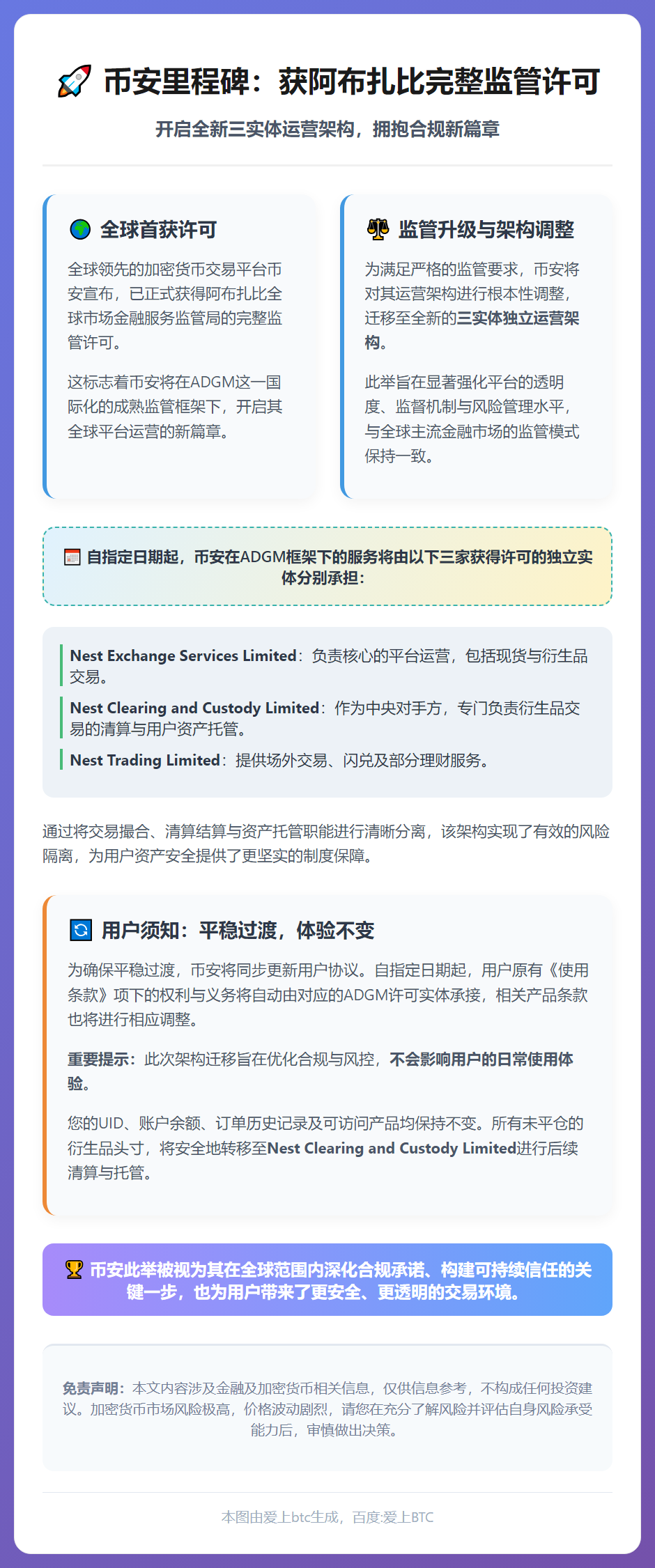 币安全球首获阿布扎比完整监管许可