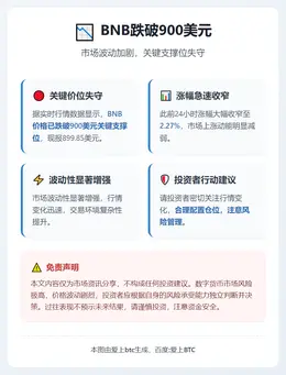 BNB跌破900美元