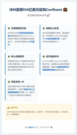 IBM斥资93亿美元收购Confluent