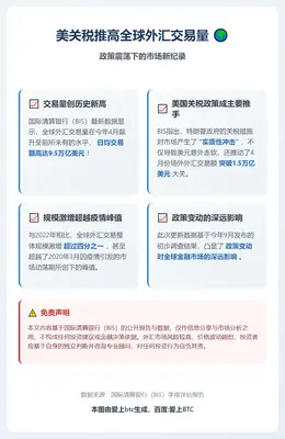 美关税推高全球外汇交易量