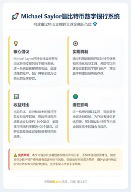 Michael Saylor倡比特币数字银行系统