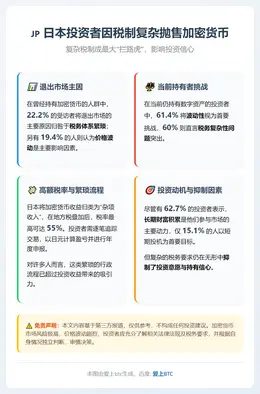 日本投资者因税制复杂抛售加密货币